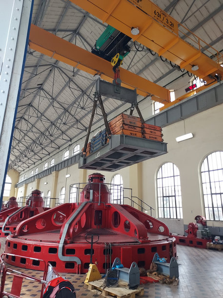 Meije renouvelle le pont roulant d’une usine hydroélectrique